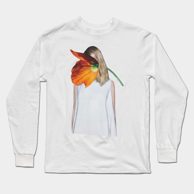 The Flower Girl Long Sleeve T-Shirt by Luca Mainini